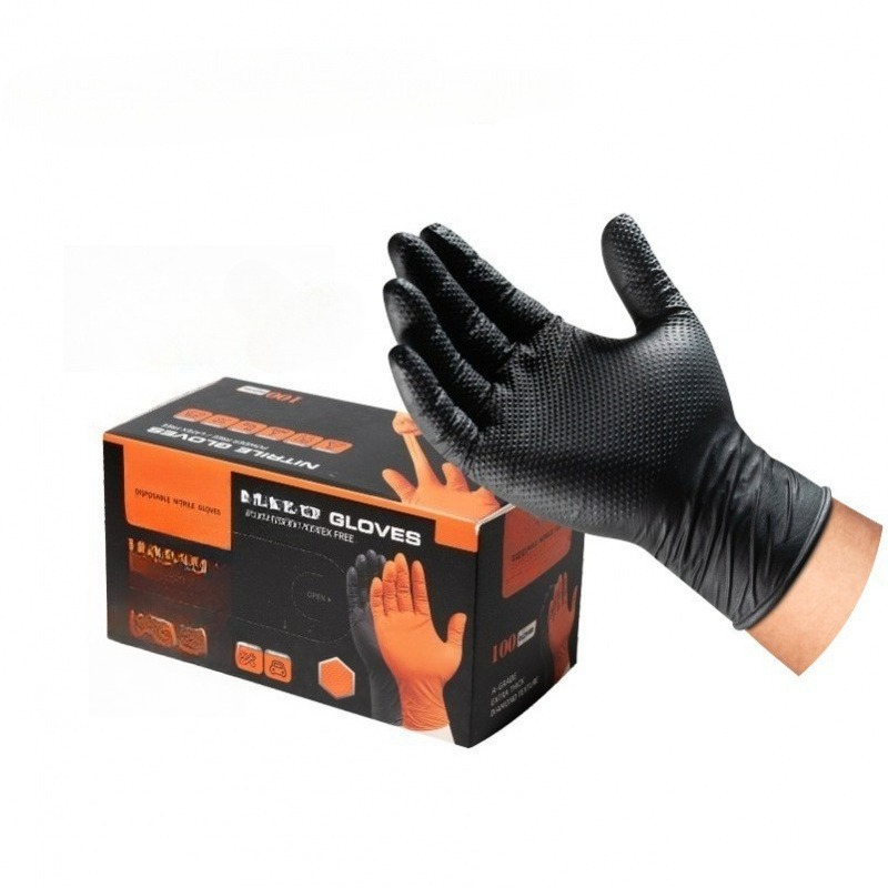 Nitrile Mechanic Glove - Guantes de Nitrilo Resistentes con Patrón