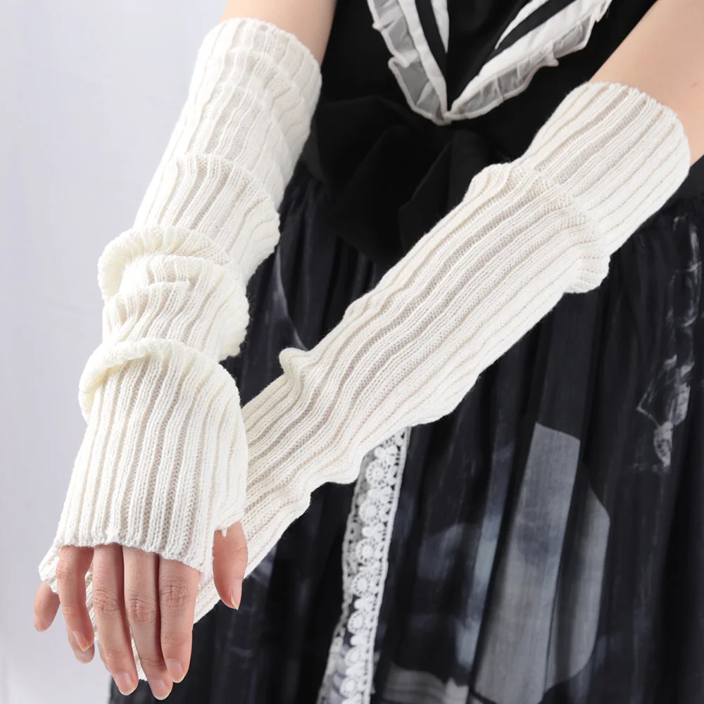Fingerless Glove Knit - 2025 nuevo 52cm mujeres mangas de