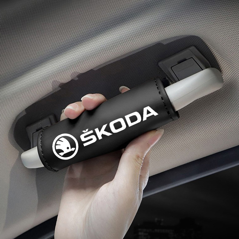 Leather Driving Glove - Reposabrazos de techo de coche de