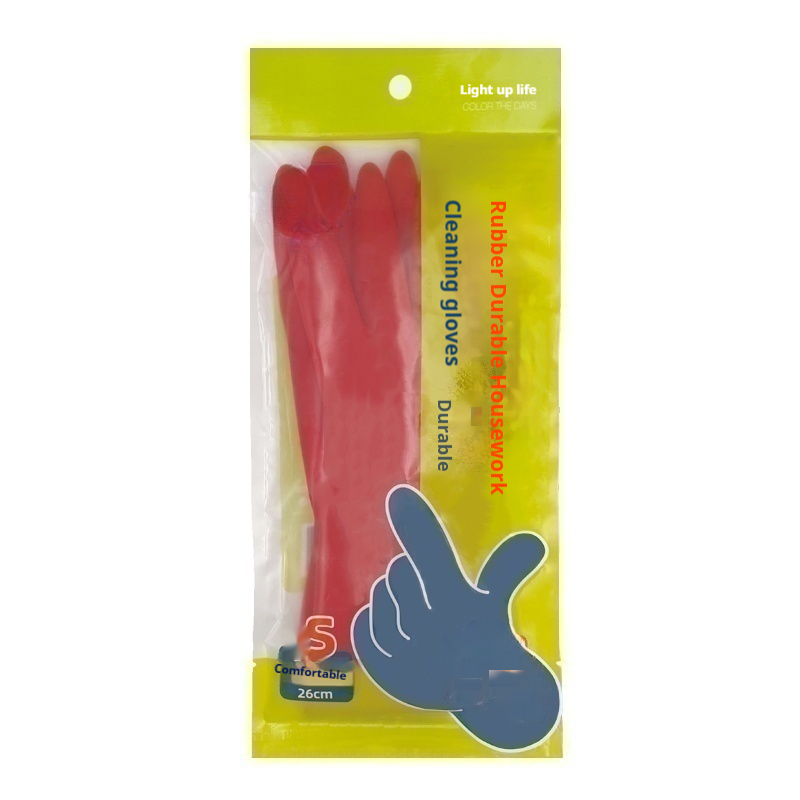Dish Glove Rubber - Guantes duraderos de látex de goma