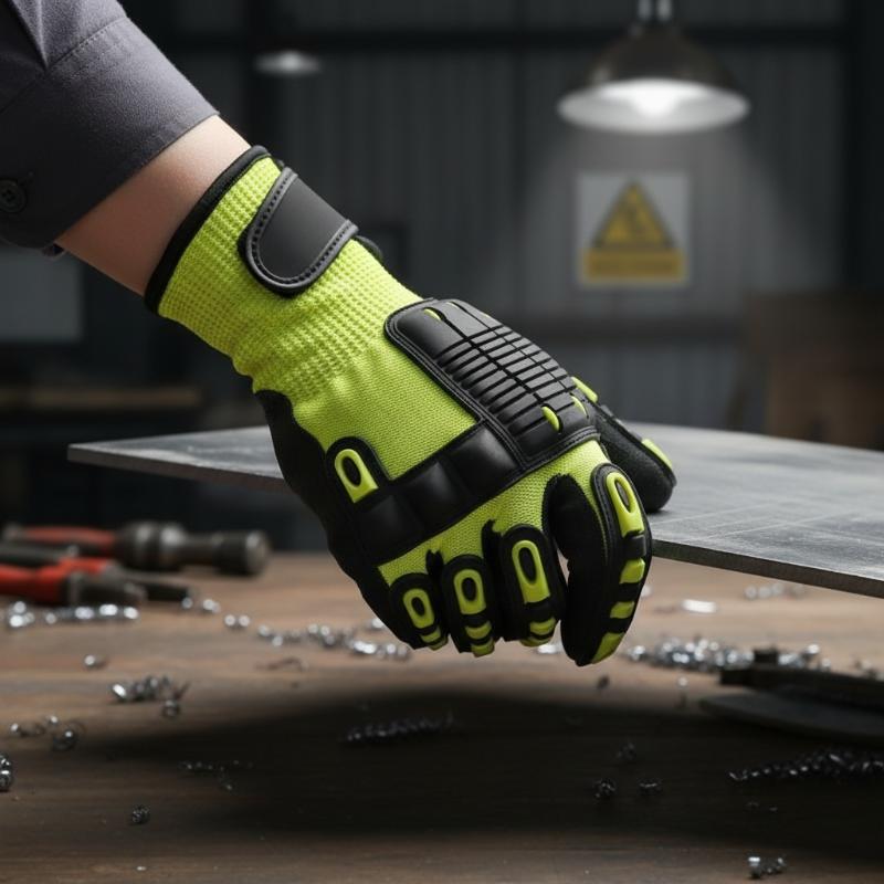 Work Glove Impact - Guante de trabajo de seguridad resistente