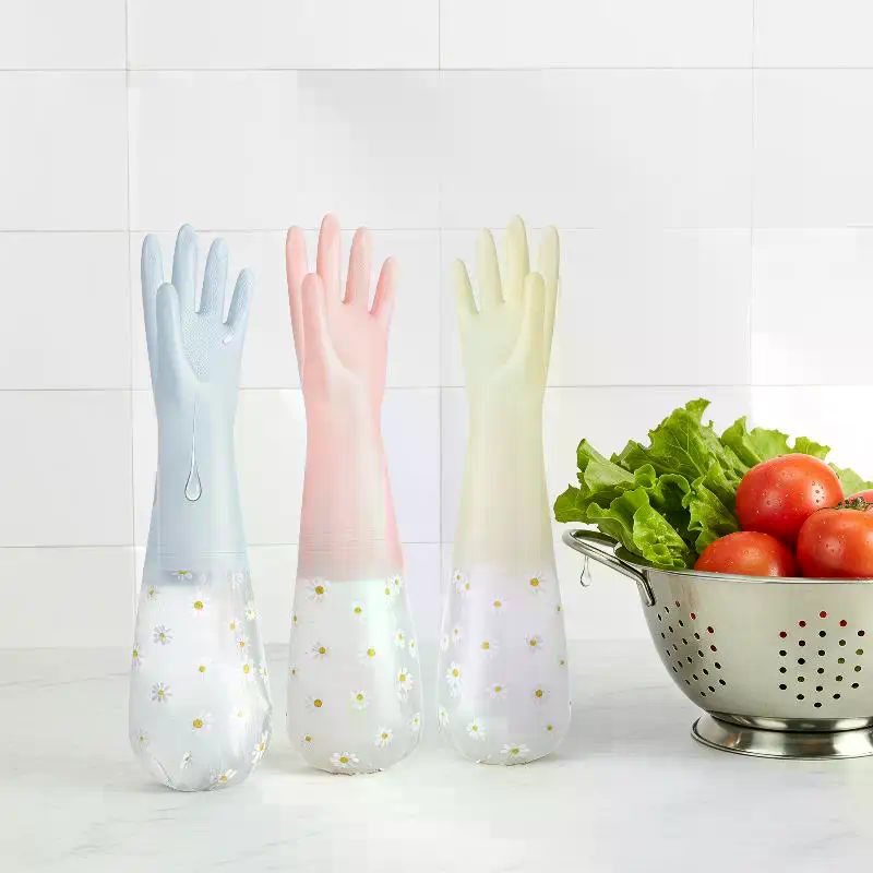 Guantes de Limpieza Impermeabl - Rubber Glove Cleaning reseña y precio