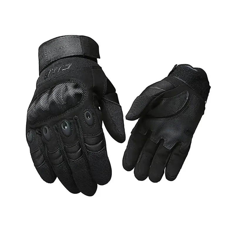 Guantes tácticos de dedo compl - Motorcycle Glove Knuckle reseña y precio