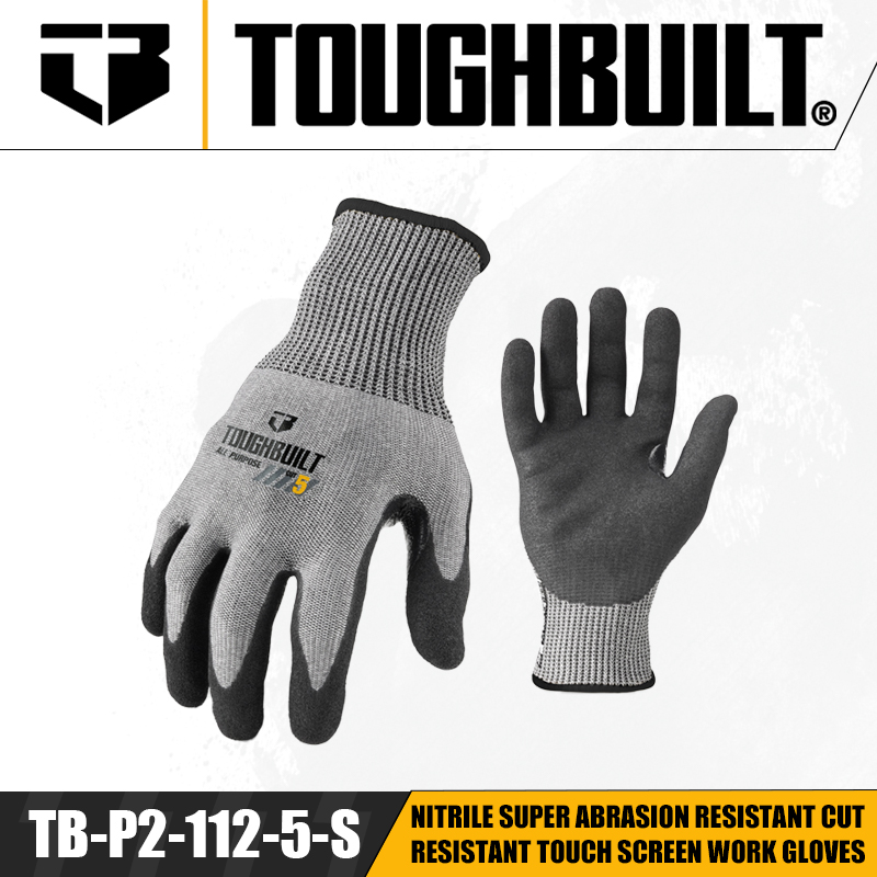 Guantes de Trabajo TOUGHBUILT  - Nitrile Mechanic Glove reseña y precio