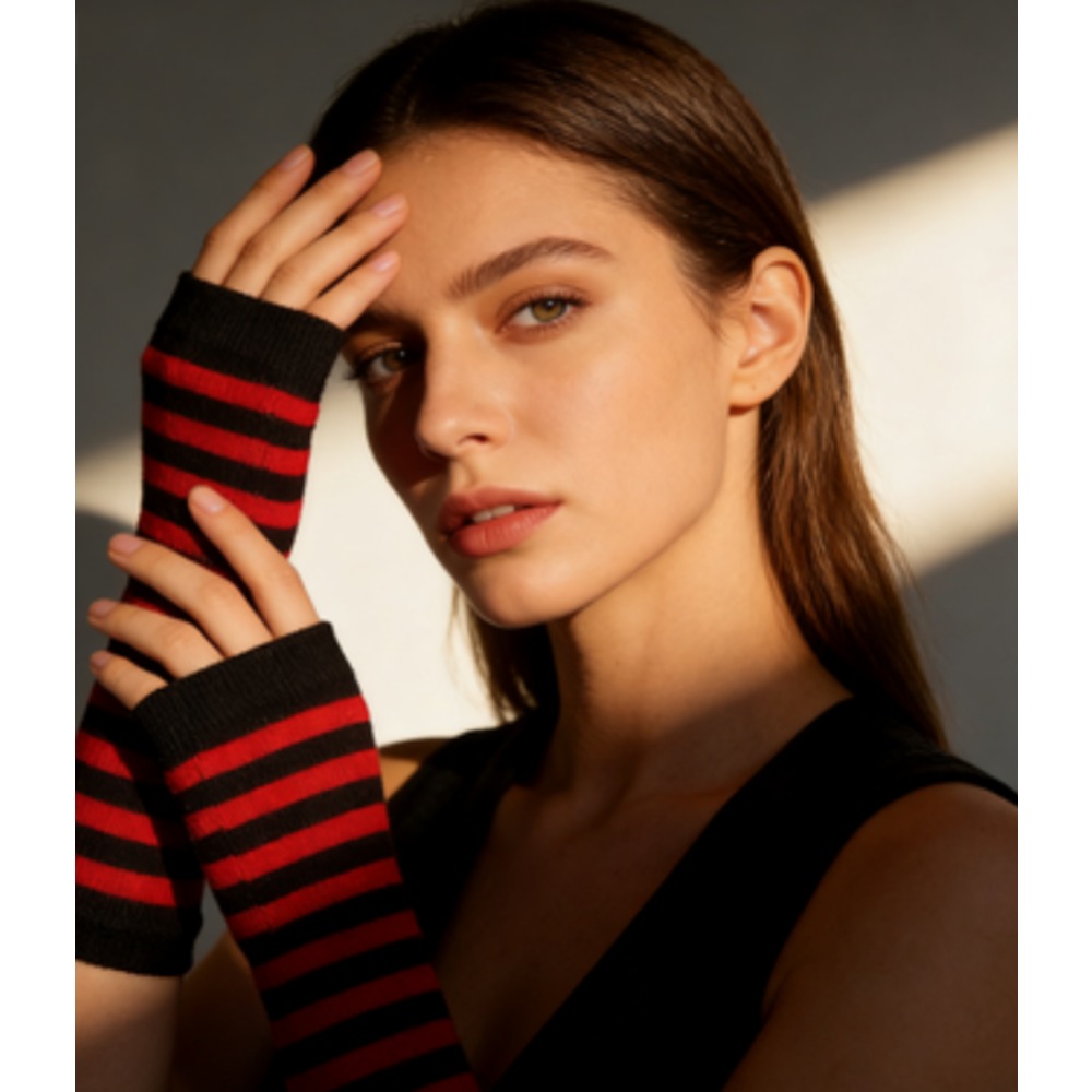 Guantes sin Dedos PESENAR Rojo - Fingerless Glove Knit reseña y precio