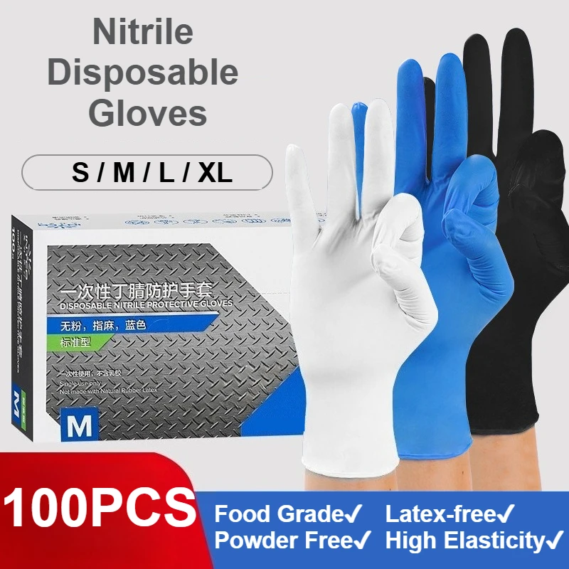 100 Guantes Desechables de Nit - Exam Glove Nitrile reseña y precio