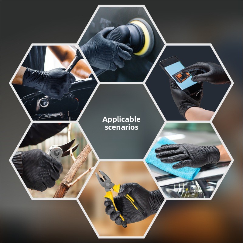 Guantes de Nitrilo Resistentes - Nitrile Mechanic Glove reseña y precio