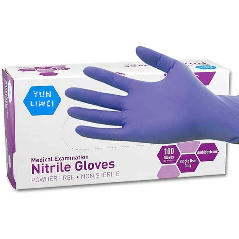Guantes de Nitrilo Morados Sua - Exam Glove Nitrile reseña y precio