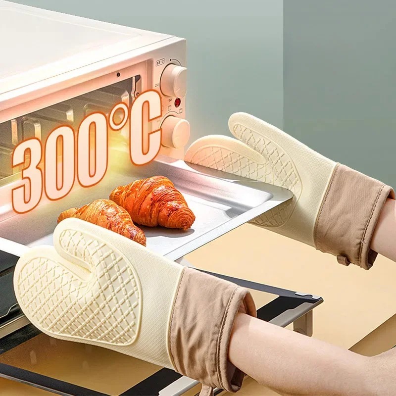 Guantes de silicona resistente - Oven Mitt Silicone reseña y precio