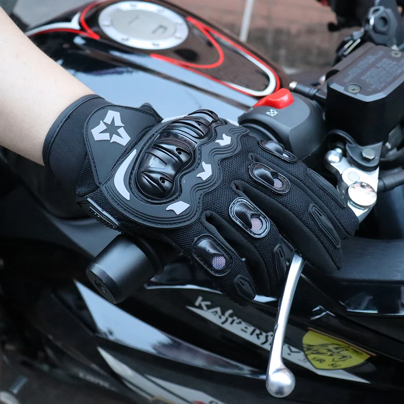 Guantes táctiles para equipos  - Motorcycle Glove Knuckle reseña y precio