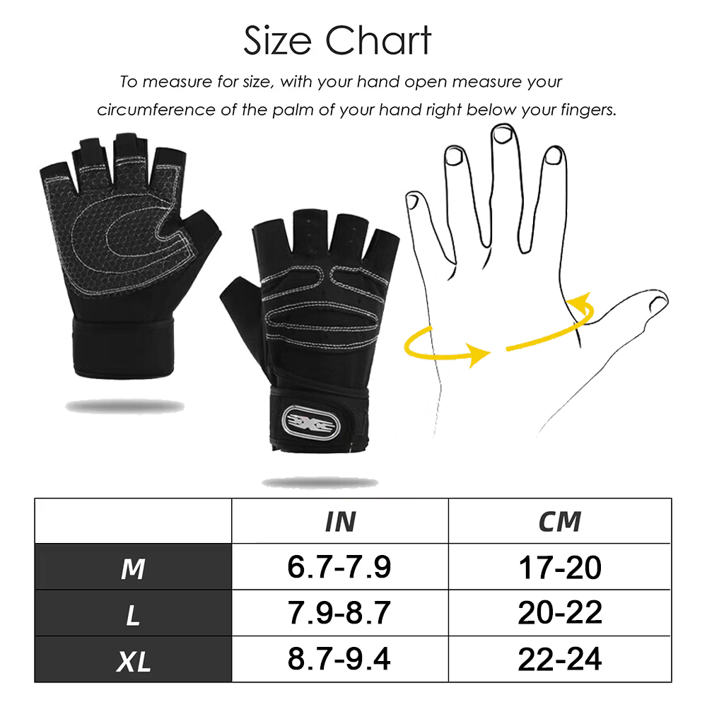 Guantes de gimnasio, guantes d - Workout Glove Gym reseña y precio