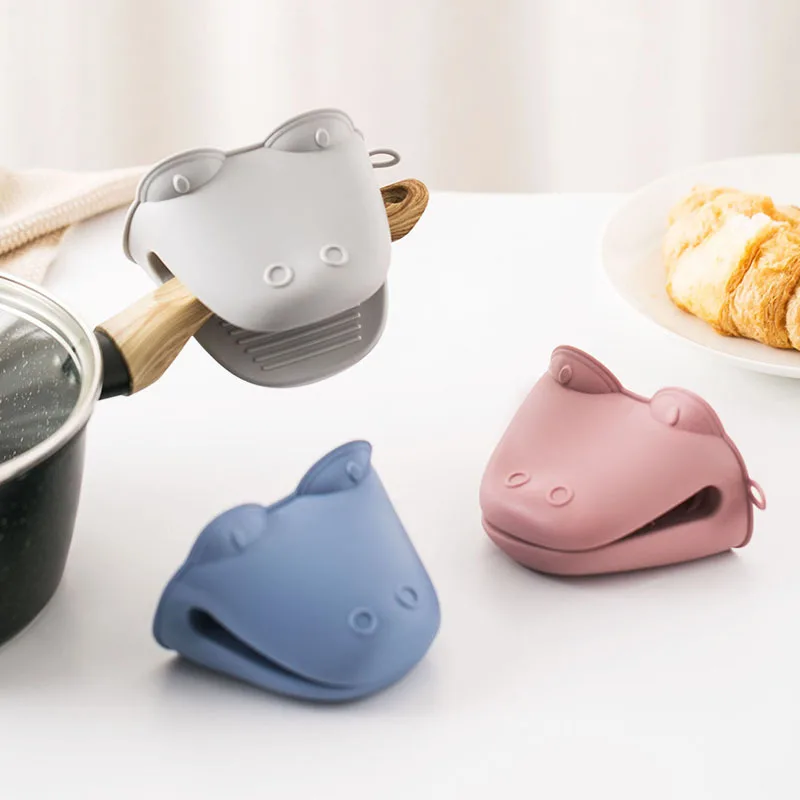 Manoplas de horno gruesas y re - Oven Mitt Silicone reseña y precio
