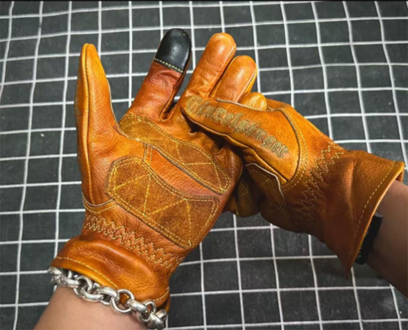 Guantes de motocicleta Retro d - Motorcycle Glove Knuckle reseña y precio