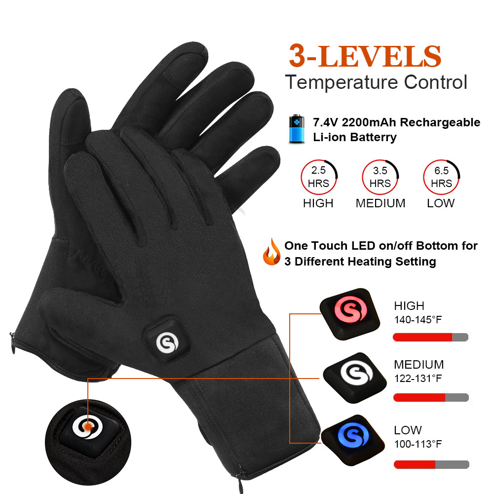 Guantes calefactados eléctrico - Heat Resistant Glove reseña y precio