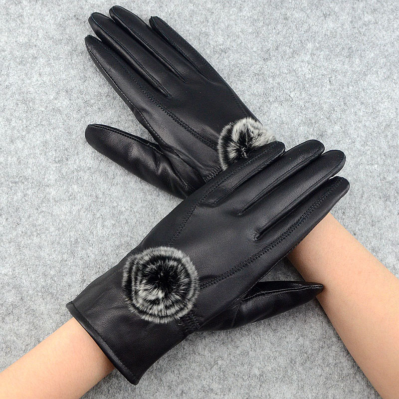 Guantes gruesos de piel autént - Wool Glove Lined reseña y precio