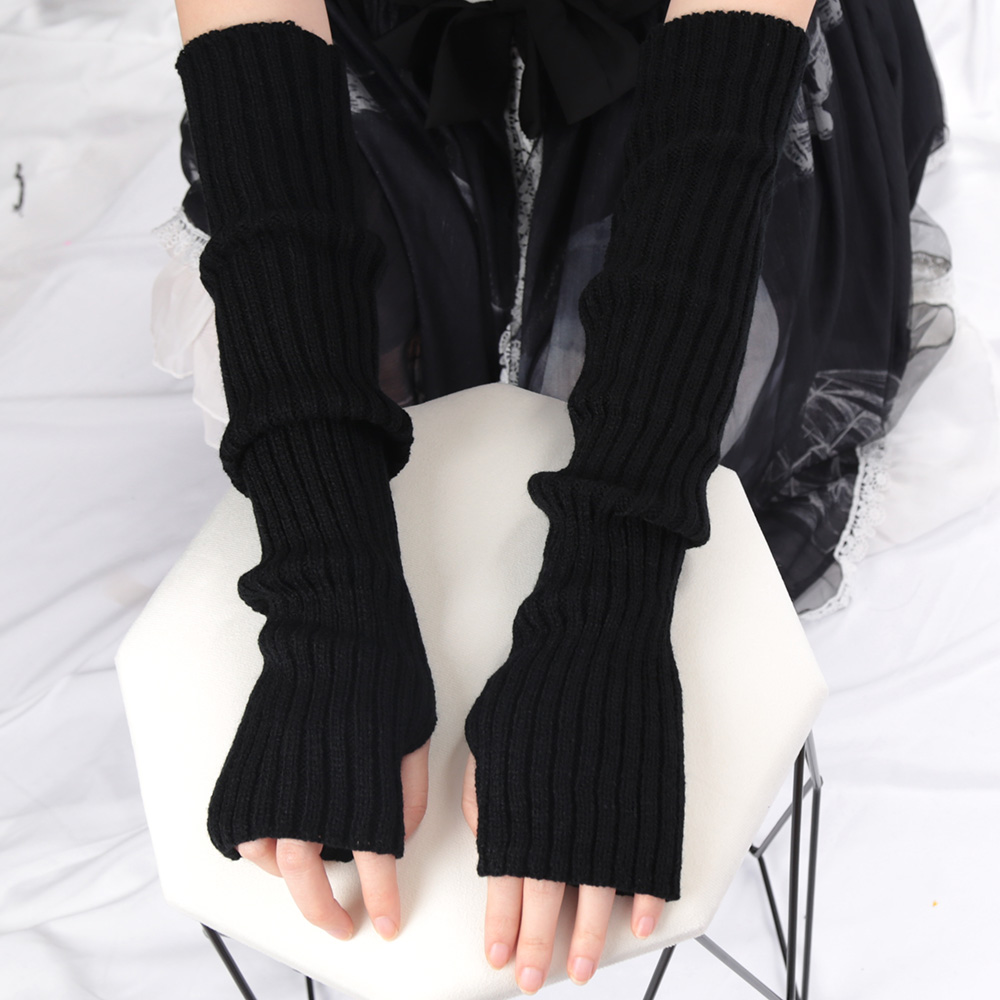 2025 nuevo 52cm mujeres mangas - Fingerless Glove Knit reseña y precio