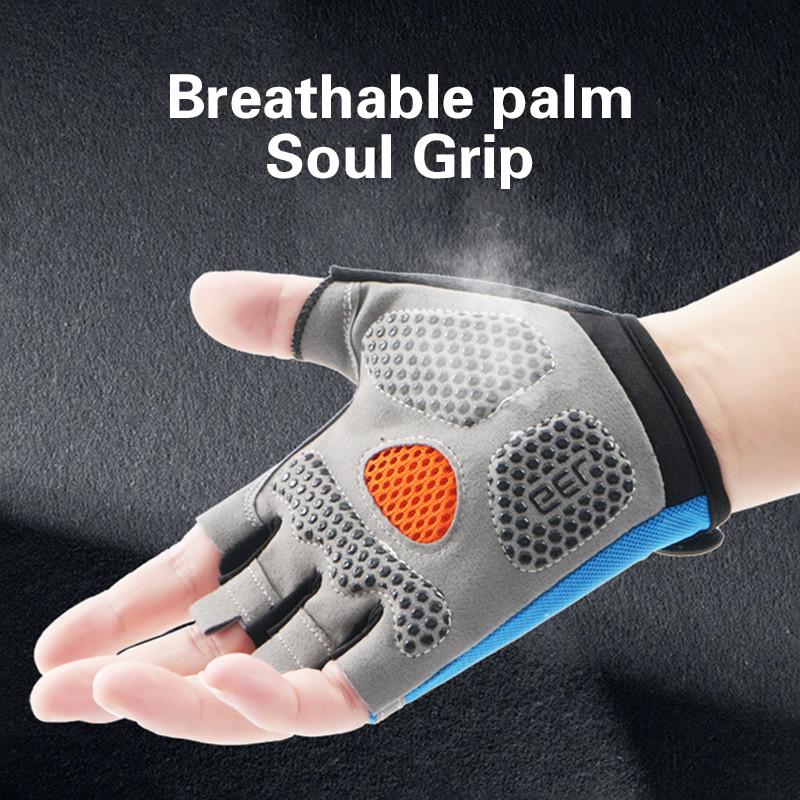 1 par de guantes de ciclismo d - Fingerless Glove Knit reseña y precio