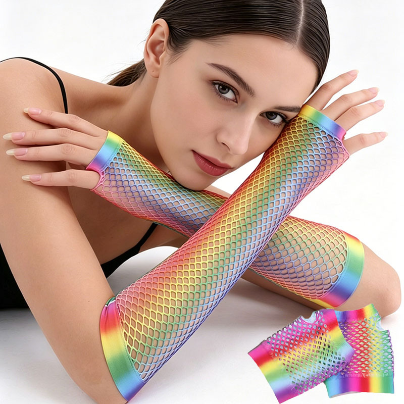1 Par de Guantes Largos de Mal - Fingerless Glove Knit reseña y precio