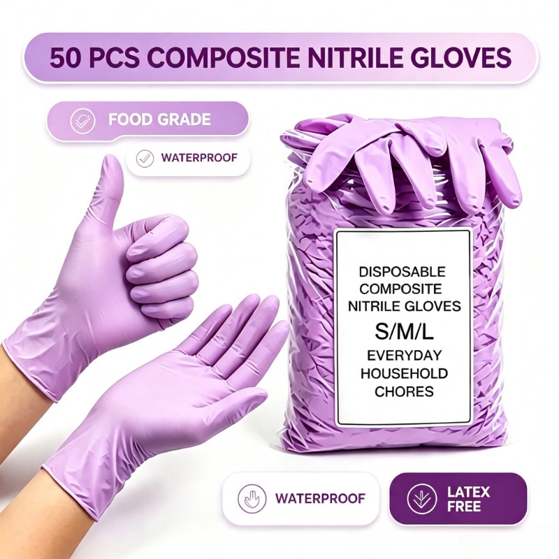 50 Guantes de Nitrilo Desechab - Exam Glove Nitrile reseña y precio